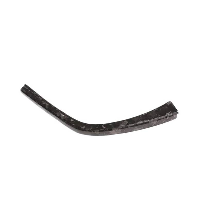 ATATKRT Echte Kohlefaser Auto Gangschaltung Seite L Form Streifen Panel Trim Innen Zubehör LHD/RHD Kompatibel for BMW F80 F82 F83 M3 M4 2014-2018(Forging Grain (L)) von ATATKRT