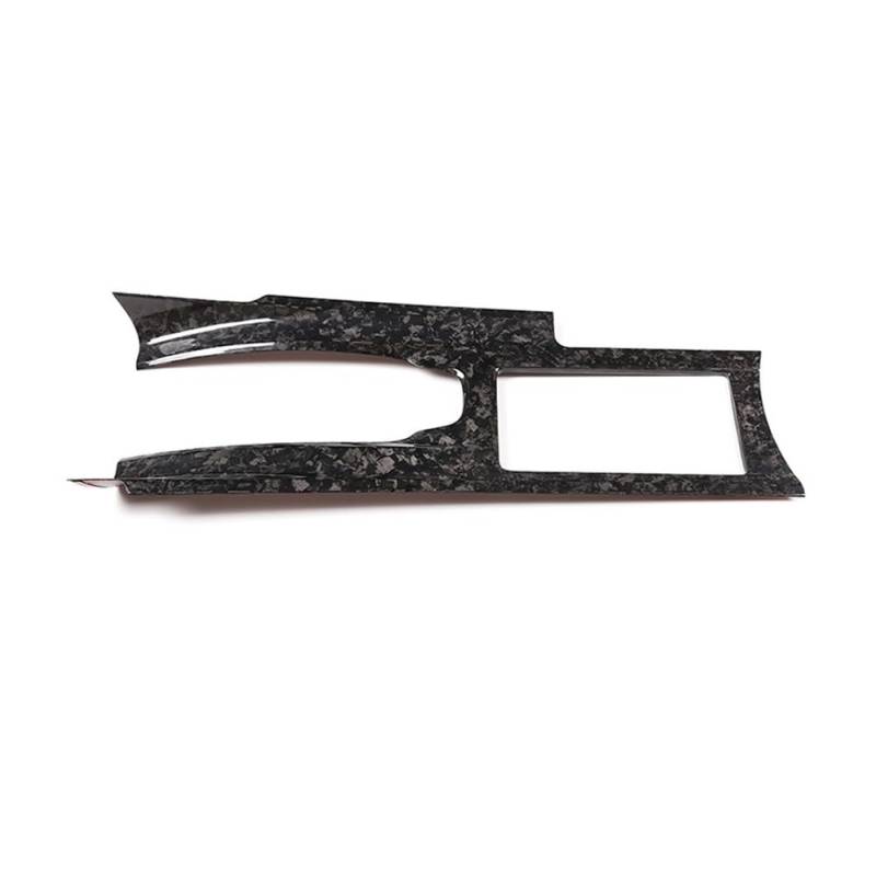 ATATKRT Echte Kohlefaser-Auto-Mittelkonsole, Wasserbecher-Panel, Getrieberahmen-Trimmabdeckung, kompatibel mit Nissan GTR R35 2008–2016, Zubehör, Innenraum(Forged Pattern-LHD) von ATATKRT