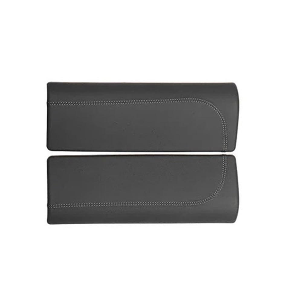 ATATKRT Echtleder Autoinnenraum Mittelkonsole Panel Armlehne Box Deckel Hintere Lüftungsrahmen Abdeckung Kompatibel for Mercedes Benz E Klasse W214 2024+(Armrest Box Black) von ATATKRT