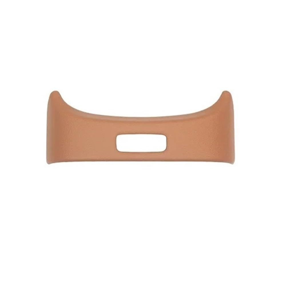 ATATKRT Echtleder Autoinnenraum Mittelkonsole Panel Armlehne Box Deckel Hintere Lüftungsrahmen Abdeckung Kompatibel for Mercedes Benz E Klasse W214 2024+(Armrest Frame Brown) von ATATKRT