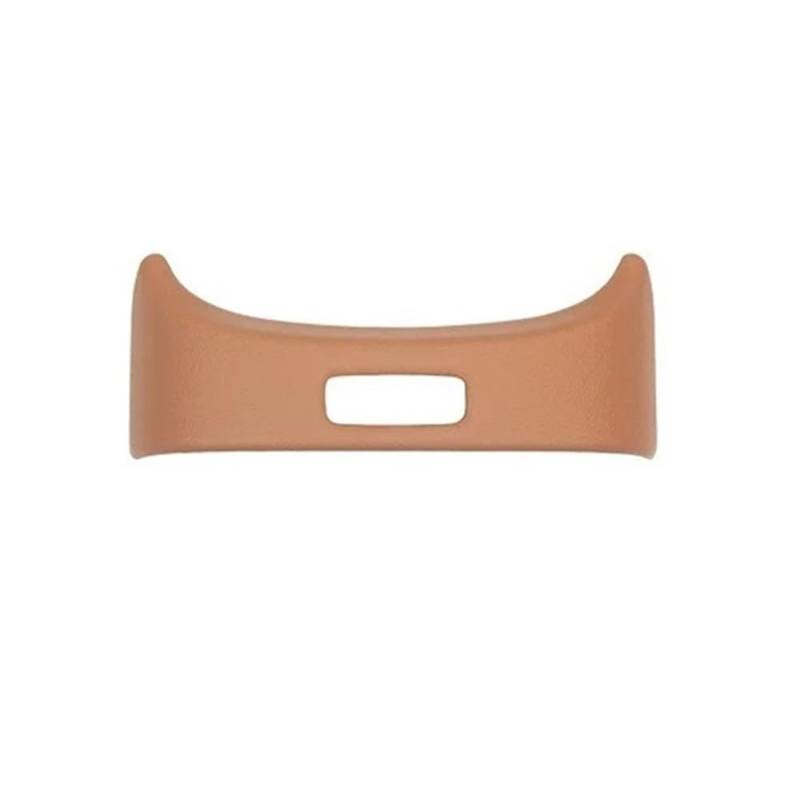 ATATKRT Echtleder Autoinnenraum Mittelkonsole Panel Armlehne Box Deckel Hintere Lüftungsrahmen Abdeckung Kompatibel for Mercedes Benz E Klasse W214 2024+(Armrest Frame Brown) von ATATKRT
