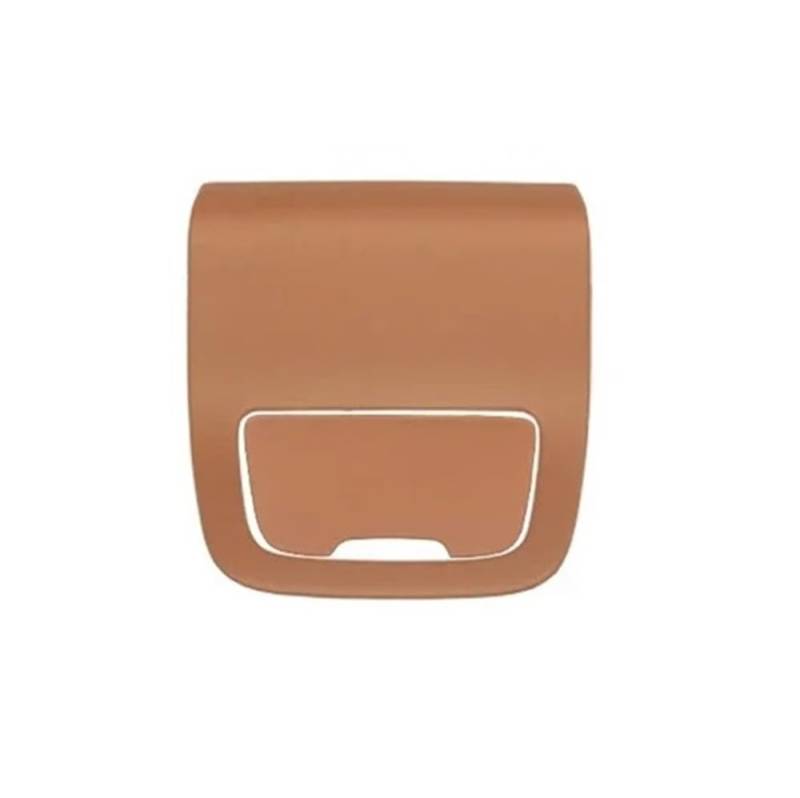 ATATKRT Echtleder Autoinnenraum Mittelkonsole Panel Armlehne Box Deckel Hintere Lüftungsrahmen Abdeckung Kompatibel for Mercedes Benz E Klasse W214 2024+(Rear AC Cover Brown) von ATATKRT
