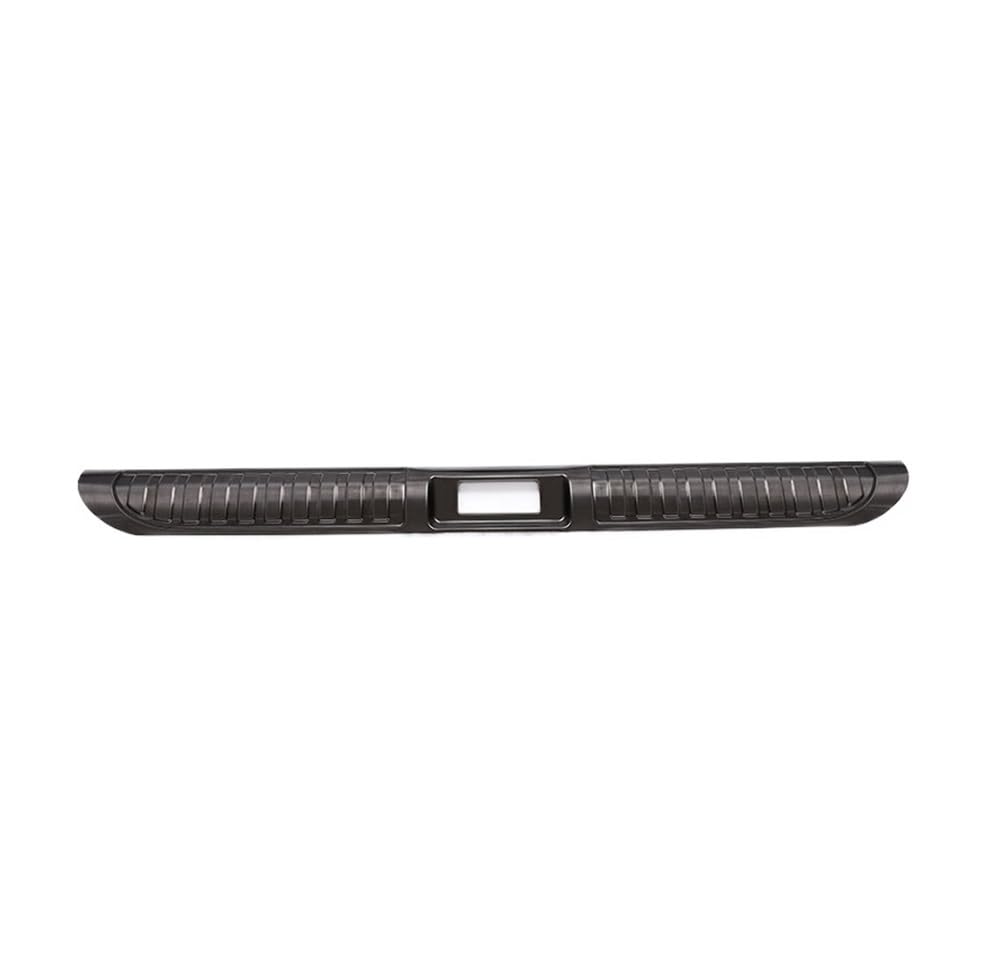 ATATKRT Edelstahl-Heckstoßstangen-Einstiegsleisten-Schutzplatte Zubehör for Land Rover Range Rover Sport 2014-2021 Schutz-Autoinnenausstattung(Style B Black1) von ATATKRT