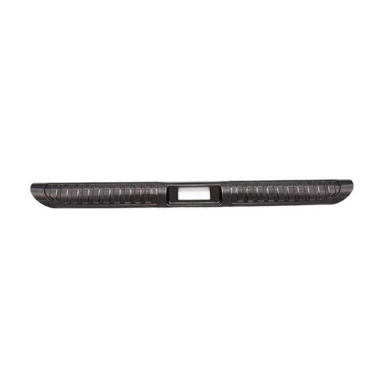 ATATKRT Edelstahl-Heckstoßstangen-Einstiegsleisten-Schutzplatte Zubehör for Land Rover Range Rover Sport 2014-2021 Schutz-Autoinnenausstattung(Style B Black1) von ATATKRT