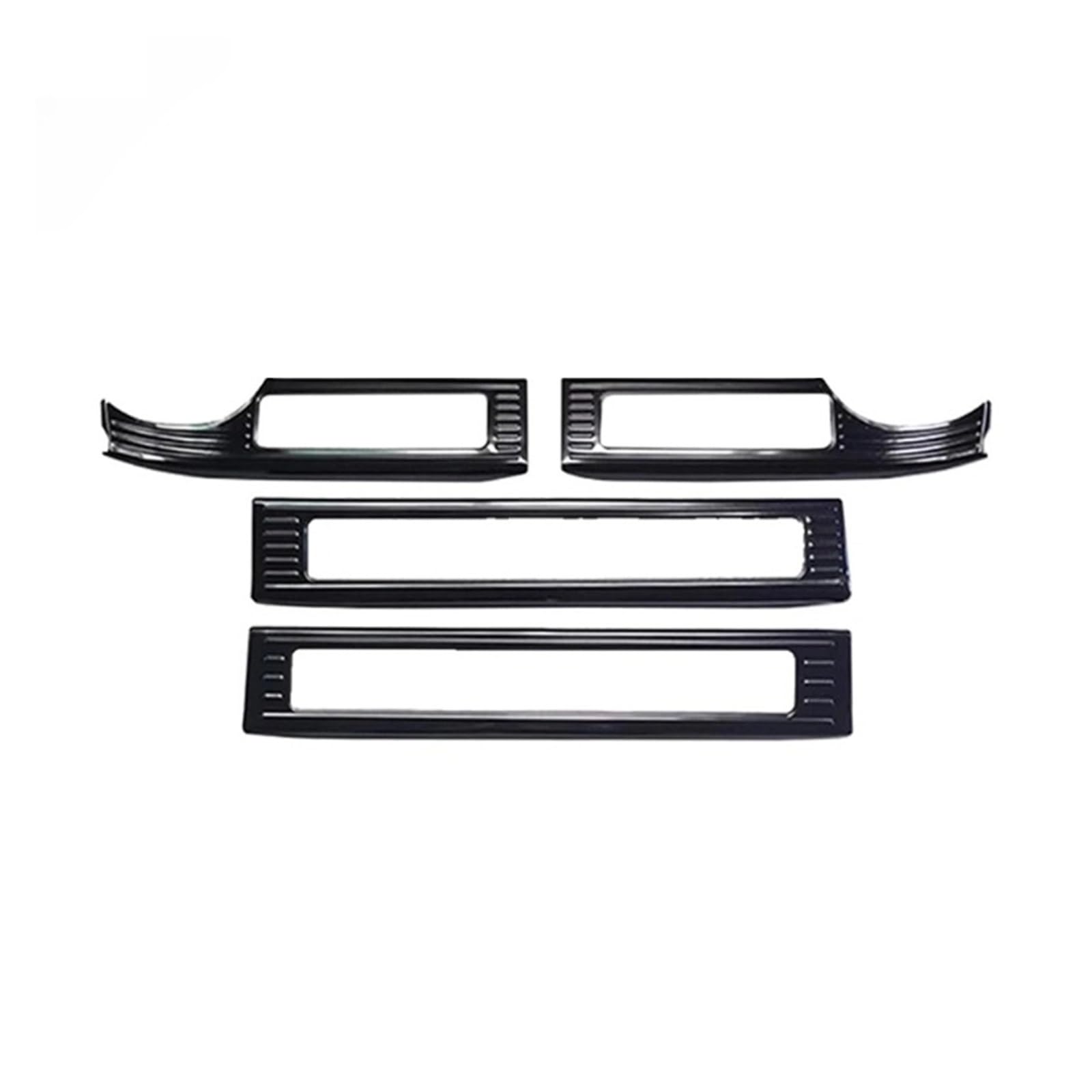 ATATKRT Edelstahl Schwarz Silber Auto Türschweller Abnutzungsplatte Willkommen Pedal Schutz Trim Kompatibel for Haval H9 2024 2025 Auto Willkommen Pedal(Black Inner) von ATATKRT