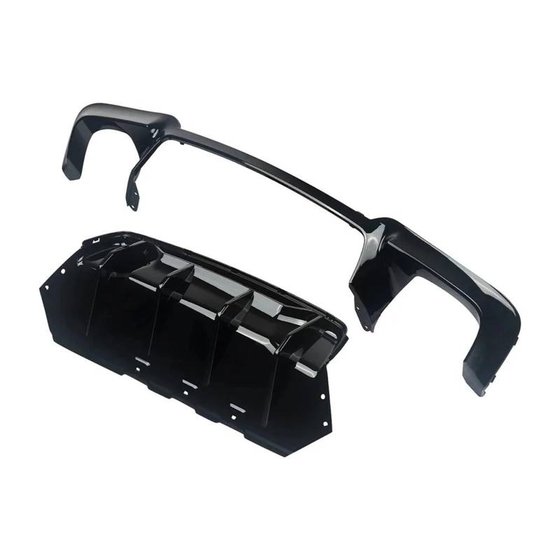 ATATKRT F10 Heckstoßstangen-Diffusorlippe mit Heckdiffusorspoiler, kompatibel mit BMW 5er M5 F10 F11 M Sport 2010–2017, Zubehör, Autoteile, Diffusor zur Reduzierung des Luftwiderstands(No light) von ATATKRT