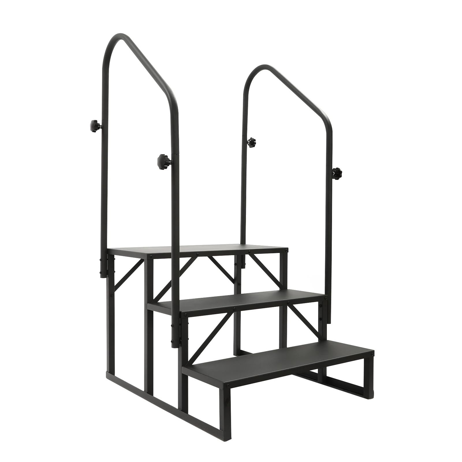 ATATKRT Handlaufleiter for Wohnmobiltreppen mit 3 Stufen, 204 kg Tragkraft, einfache Installation, sicherer und bequemer Zugang, robuster Tritthocker, Wohnmobilzubehör ATATKRT Handlaufleiter for Wohnmobiltreppen mit 3 Stufen, 204 kg Tragkraft, einfache Installation, sicherer und bequemer Zugang, robuster Tritthocker, Wohnmobilzubehör von ATATKRT
