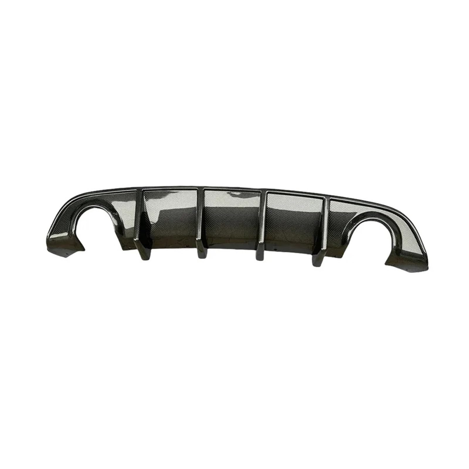 ATATKRT Heckspoilerlippe Spoiler Luftwiderstandsreduzierungsdiffusor Kompatibel for Dodge Charger SRT 2015-2021 Unterer Splitterschutz(Carbon Fiber Look) von ATATKRT