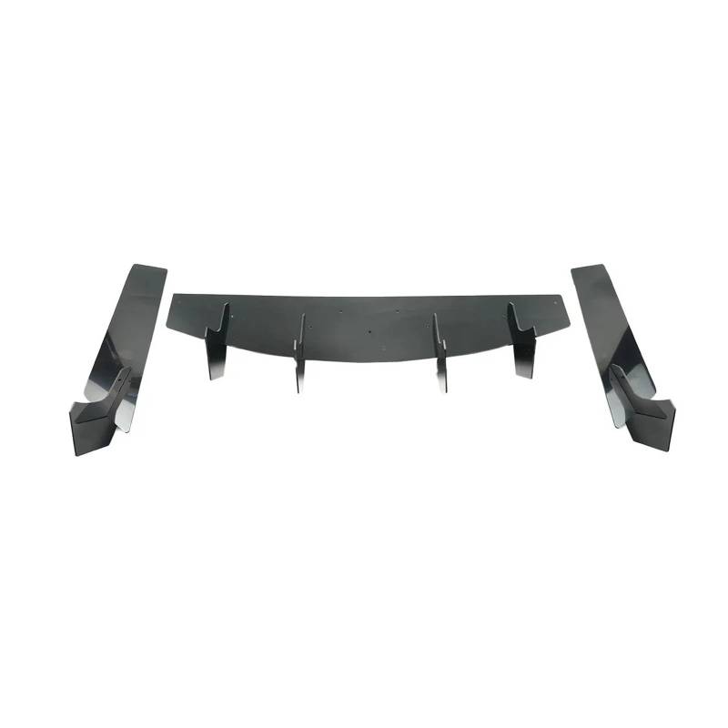 ATATKRT Heckstoßstangendiffusor mit Umschlingungswinkel, kompatibel mit Ford Mustang EcoBoost GT V6 2015–2023, Karosserie-Kit, Spoiler-Splitter-Diffusor, schwarzer Diffusor zur Reduzierung des Luftwid von ATATKRT