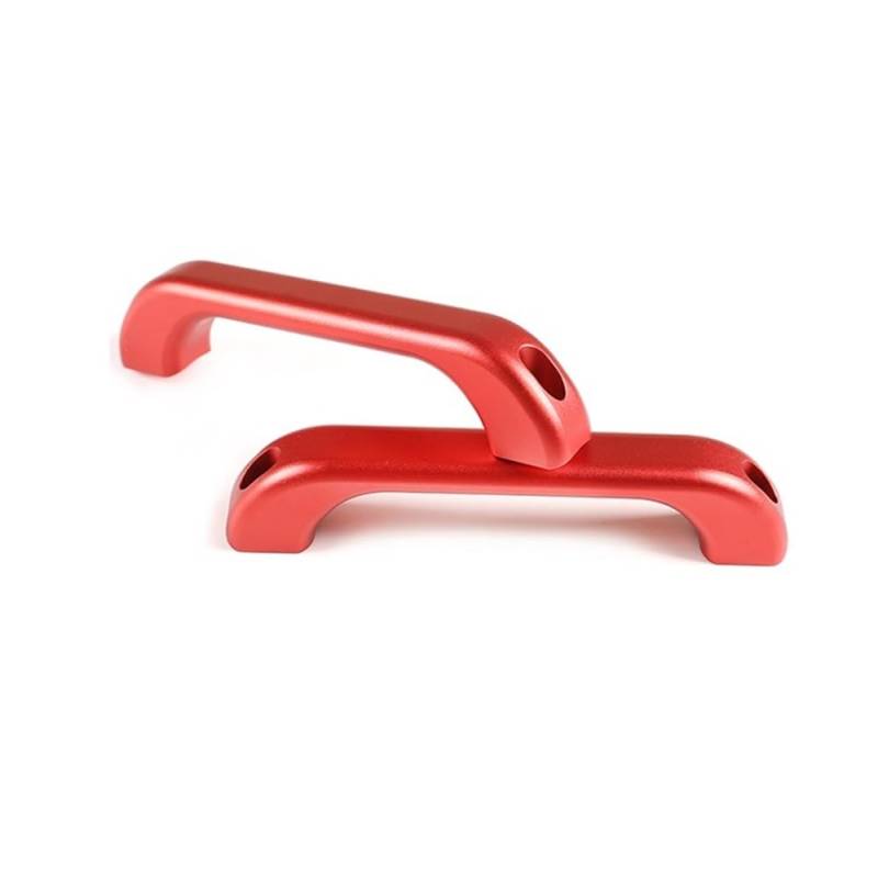 ATATKRT Innentürgriff aus Aluminiumlegierung, A-/B-Säulengriff, Auto-Innendekorationszubehör, kompatibel mit Land Rover Defender 90 110 04-18(Style A-Red) von ATATKRT