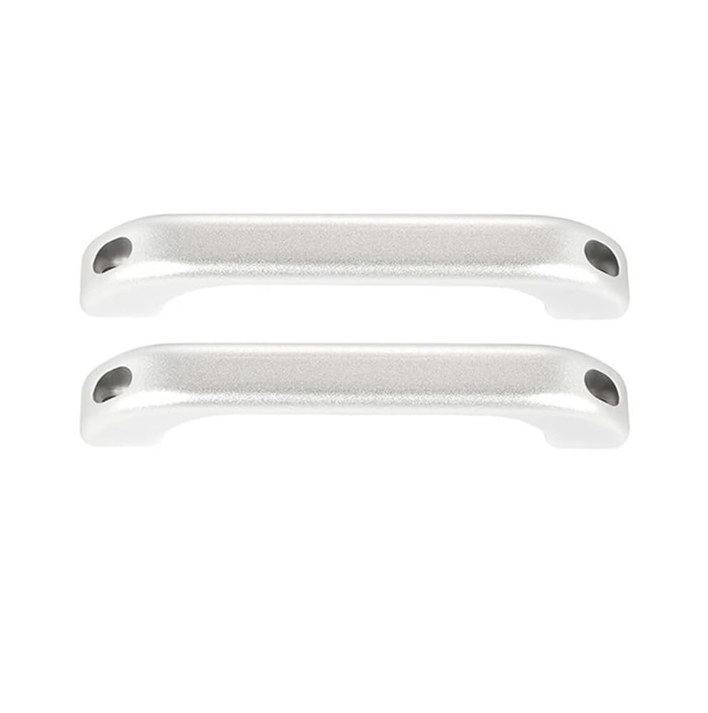 ATATKRT Innentürgriff aus Aluminiumlegierung, A-/B-Säulengriff, Auto-Innendekorationszubehör, kompatibel mit Land Rover Defender 90 110 04-18(Style A-Silver) von ATATKRT
