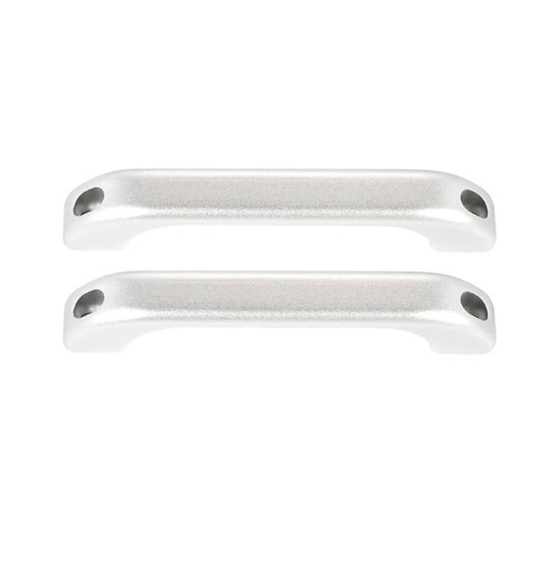 ATATKRT Innentürgriff aus Aluminiumlegierung, A-/B-Säulengriff, Auto-Innendekorationszubehör, kompatibel mit Land Rover Defender 90 110 04-18(Style A-Silver) von ATATKRT
