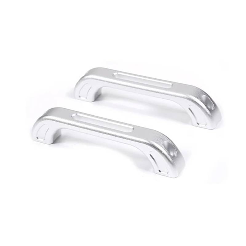 ATATKRT Innentürgriff aus Aluminiumlegierung, A-/B-Säulengriff, Auto-Innendekorationszubehör, kompatibel mit Land Rover Defender 90 110 04-18(Style B-Silver) von ATATKRT