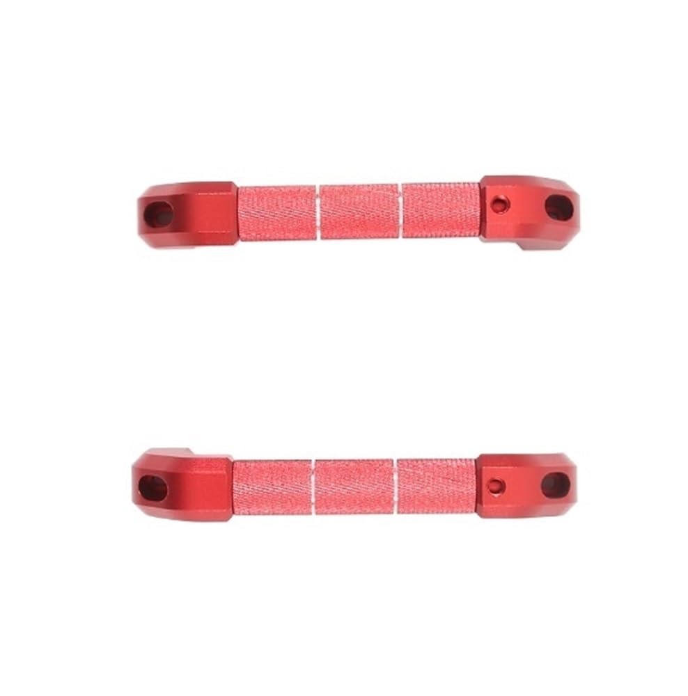 ATATKRT Innentürgriff aus Aluminiumlegierung, A-/B-Säulengriff, Auto-Innendekorationszubehör, kompatibel mit Land Rover Defender 90 110 04-18(Style C-Red) von ATATKRT