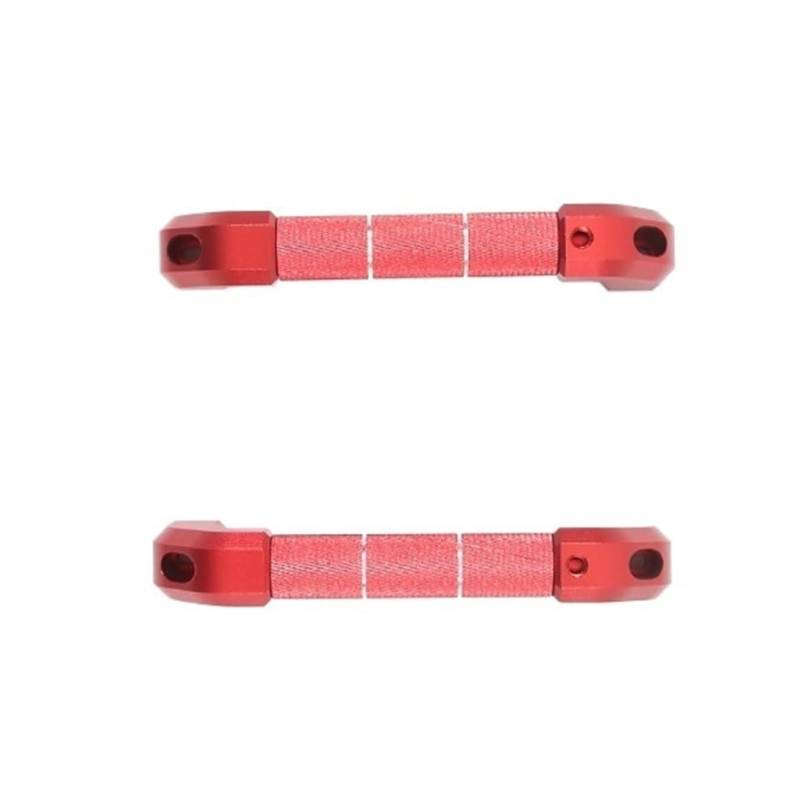 ATATKRT Innentürgriff aus Aluminiumlegierung, A-/B-Säulengriff, Auto-Innendekorationszubehör, kompatibel mit Land Rover Defender 90 110 04-18(Style C-Red) von ATATKRT