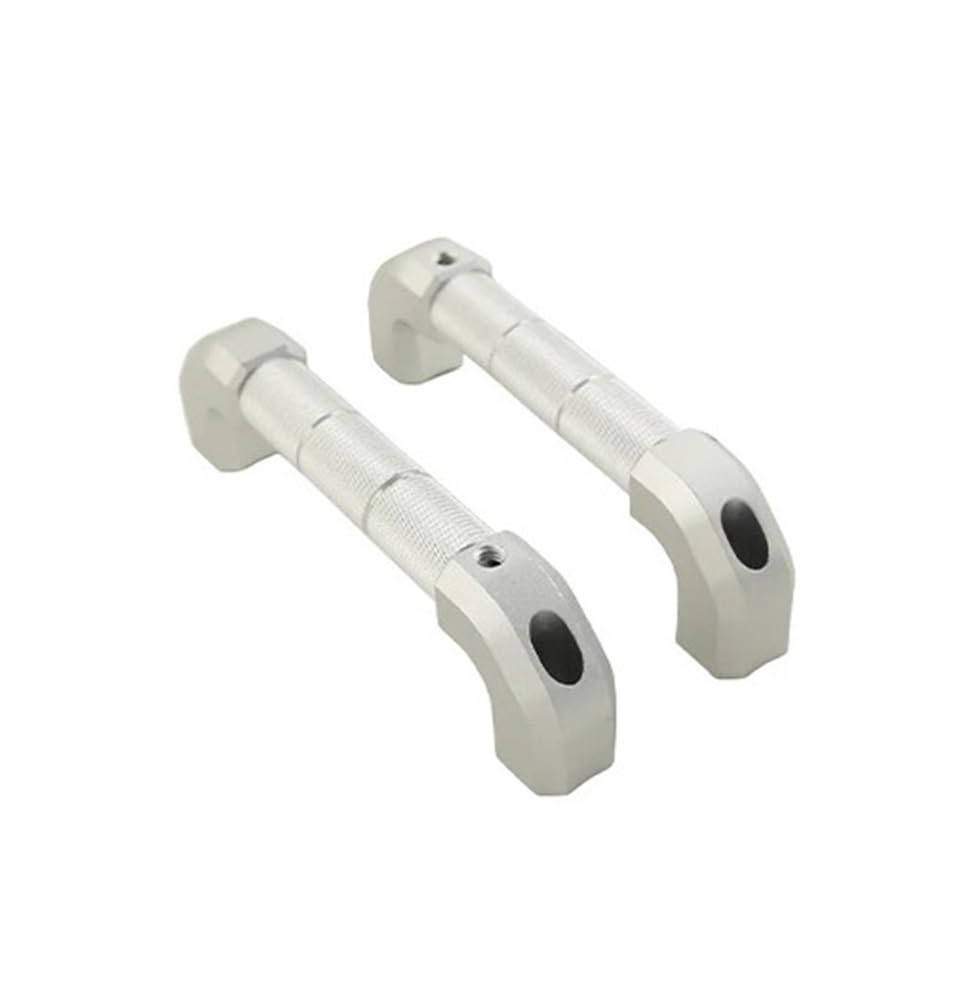 ATATKRT Innentürgriff aus Aluminiumlegierung, A-/B-Säulengriff, Auto-Innendekorationszubehör, kompatibel mit Land Rover Defender 90 110 04-18(Style C-Silver) von ATATKRT