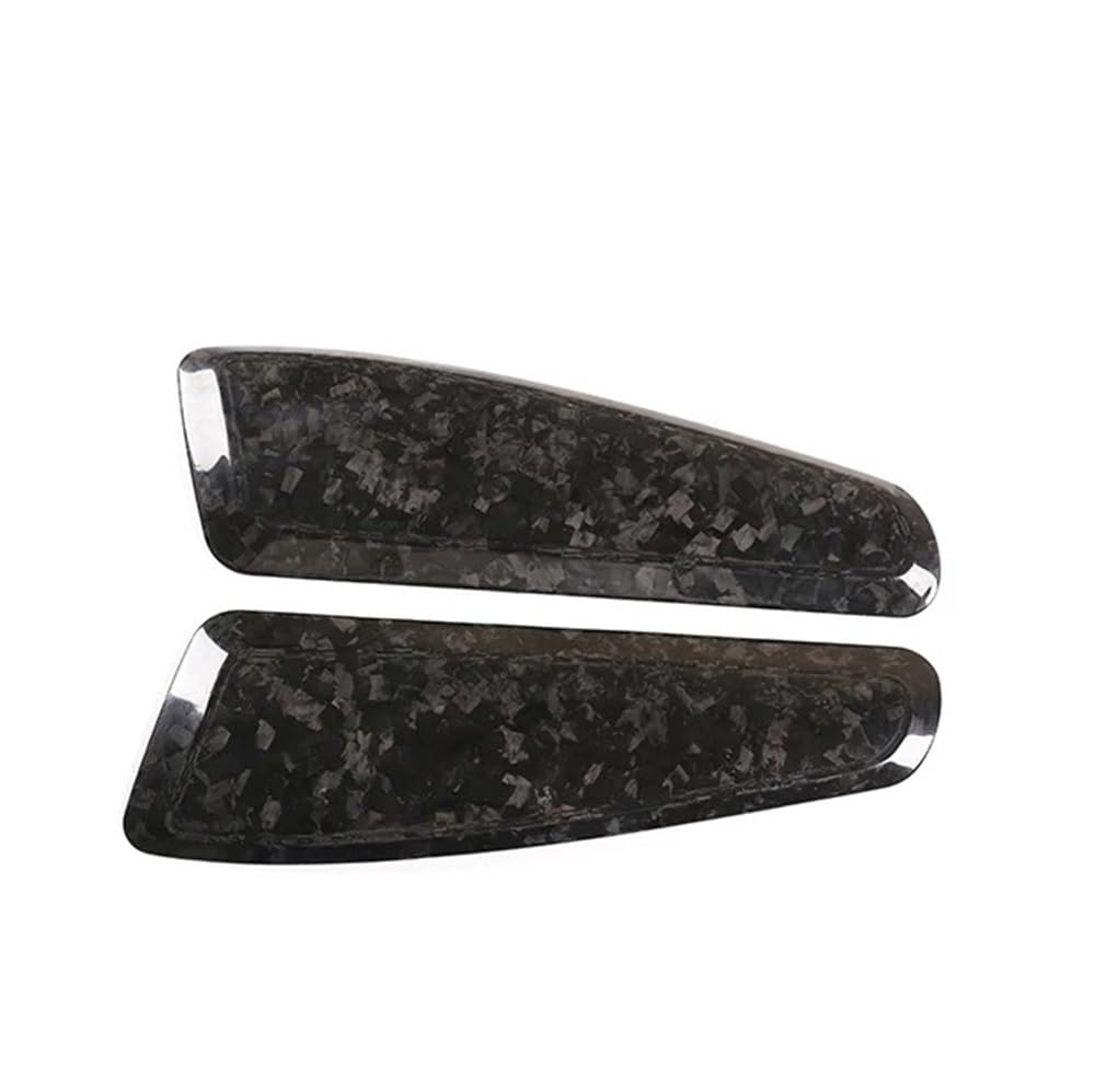 ATATKRT Innenzubehör aus Echtkarbonfaser, Seitenverkleidung for Sitze, Schutzabdeckung, Aufkleber for Sitzgriffe, kompatibel mit Porsche 718/911 2013–2021(Forging Grain Style) von ATATKRT