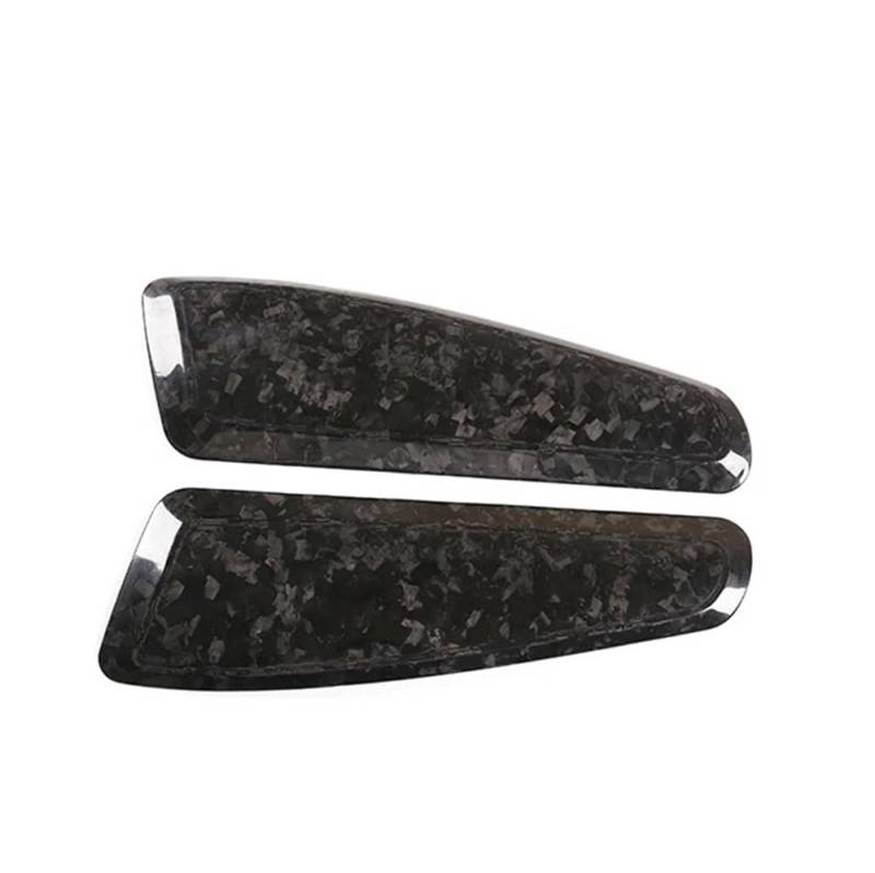 ATATKRT Innenzubehör aus Echtkarbonfaser, Seitenverkleidung for Sitze, Schutzabdeckung, Aufkleber for Sitzgriffe, kompatibel mit Porsche 718/911 2013–2021(Forging Grain Style) von ATATKRT