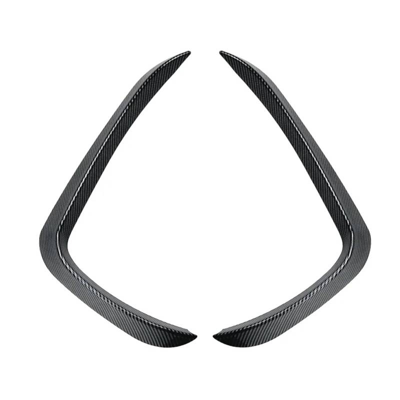 ATATKRT Kompatibel for BMW 2014 bis 2018 X5 F15 M Sport Frontstoßstange Lippe Seitenspoiler Nebelscheinwerferrahmen Abdeckung Body Kit von ABS Gloss Black Carbon Fiber Anti-Collision Automotive Modifi von ATATKRT