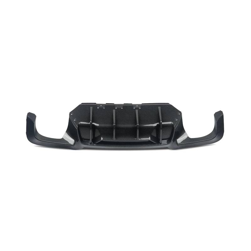 ATATKRT Kompatibel for BMW F10 F11 CS Style Heckdiffusor Stoßstangenlippe Carbonfaser-Look Auto Body Kit 2011 2012 2013 2014 2015 2016 Heckstoßstangen-Diffusor zur Reduzierung des Luftwiderstands(CF l von ATATKRT