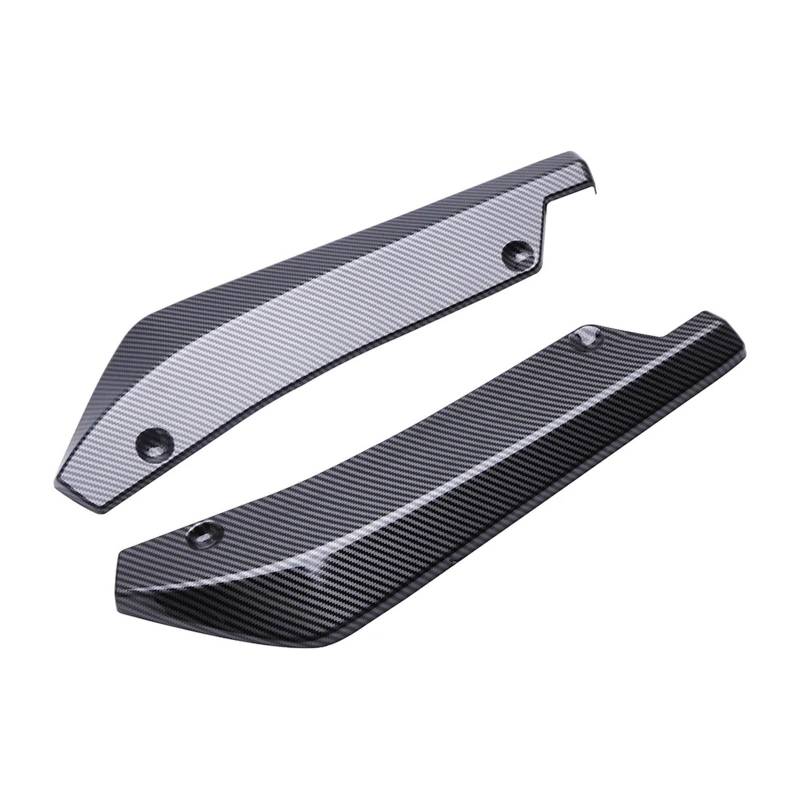 ATATKRT Kompatibel for Dodge Charger Challenger 2018–2021 Auto-Heckstoßstangensplitter-Diffusor Canard Wrap Spoiler Seitenkotflügelrock Lippe Kinn Anti-Kollisions-Automobilmodifikation(2) von ATATKRT