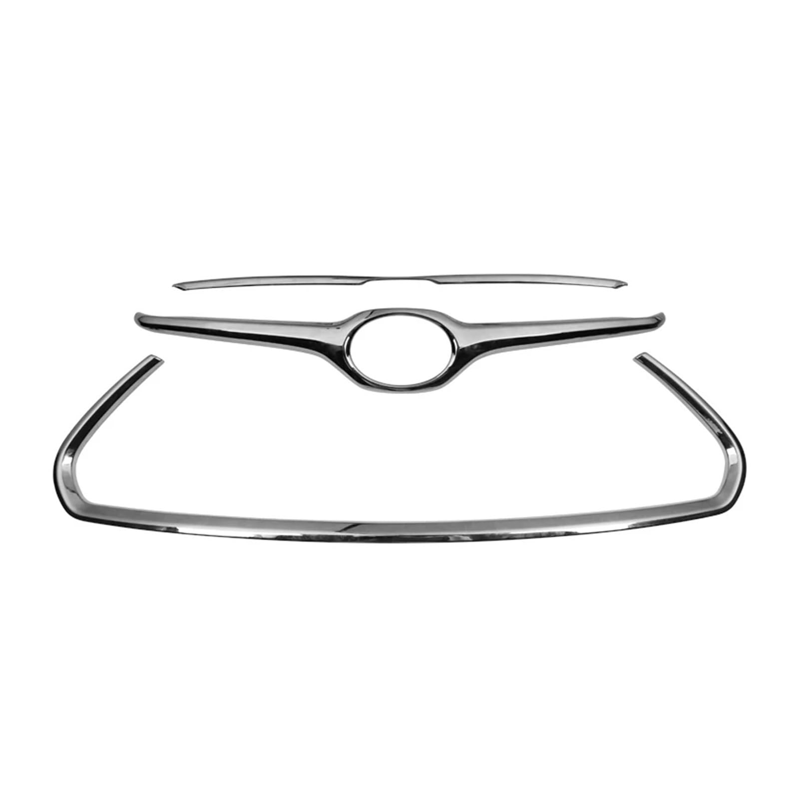 ATATKRT Kompatibel for Toyota Highlander 2020 2021 2022 2023, ABS, glänzend, schwarz, Carbon, Frontstoßstange, Mittelgrill, Haubengrill, Netzabdeckung, Zierleiste, Stoßstangenschutz for Autos(Chrome1) ATATKRT Kompatibel for Toyota Highlander 2020 2021 2022 2023, ABS, glänzend, schwarz, Carbon, Frontstoßstange, Mittelgrill, Haubengrill, Netzabdeckung, Zierleiste, Stoßstangenschutz for Autos(Chrome1) von ATATKRT