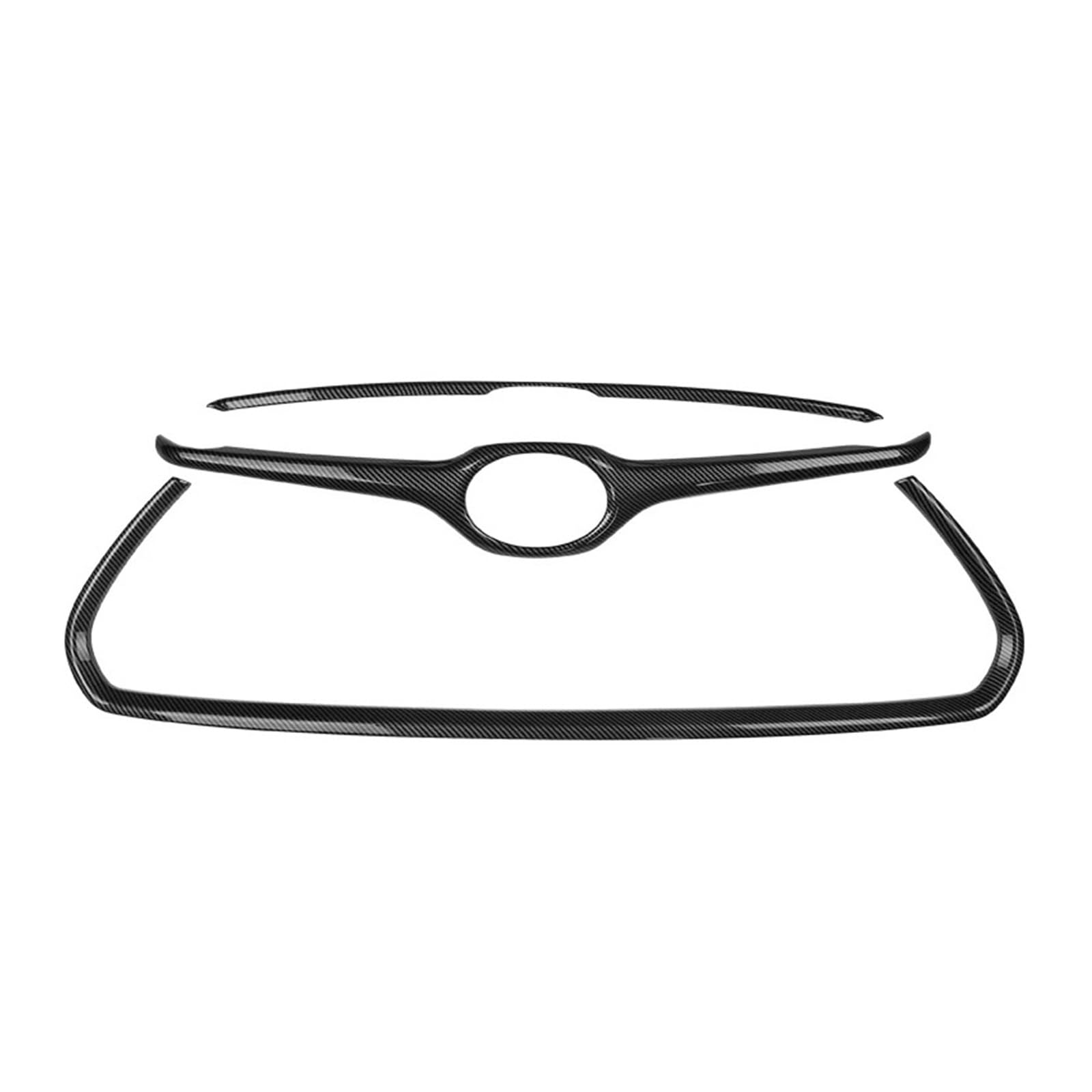 ATATKRT Kompatibel for Toyota Highlander 2020 2021 2022 2023, ABS, glänzend, schwarz, Carbon, Frontstoßstange, Mittelgrill, Haubengrill, Netzabdeckung, Zierleiste, Stoßstangenschutz for Autos(CF look) ATATKRT Kompatibel for Toyota Highlander 2020 2021 2022 2023, ABS, glänzend, schwarz, Carbon, Frontstoßstange, Mittelgrill, Haubengrill, Netzabdeckung, Zierleiste, Stoßstangenschutz for Autos(CF look) von ATATKRT