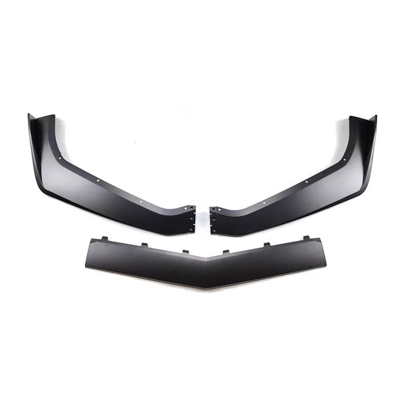 ATATKRT Kompatibel mit 2014–2019 Chevrolet Corvette C7 Modifizierter Stoßfänger im ZR1-Stil, Auto-Frontstoßstangen-Lippenspoiler-Splitter, Karosserie-Kit im Carbonfaser-Stil, Antikollisions-Automobilm von ATATKRT