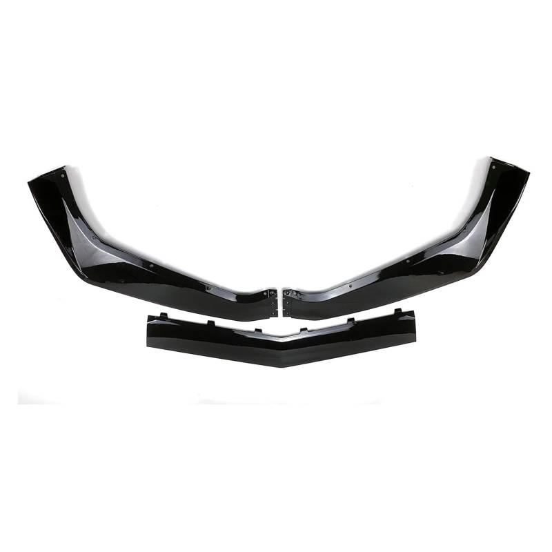ATATKRT Kompatibel mit 2014–2019 Chevrolet Corvette C7 Modifizierter Stoßfänger im ZR1-Stil, Auto-Frontstoßstangen-Lippenspoiler-Splitter, Karosserie-Kit im Carbonfaser-Stil, Antikollisions-Automobilm von ATATKRT