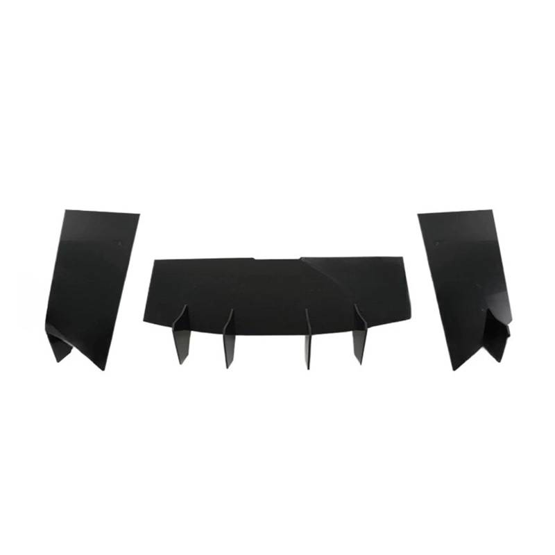 ATATKRT Kompatibel mit Chevrolet Camaro SS 2016 2017 2018–2023 Heckstoßstangendiffusor, ein Set mit Quad-Auspuff, Autozubehör, Bodykit, glänzend schwarz, Diffusor zur Reduzierung des Luftwiderstands von ATATKRT