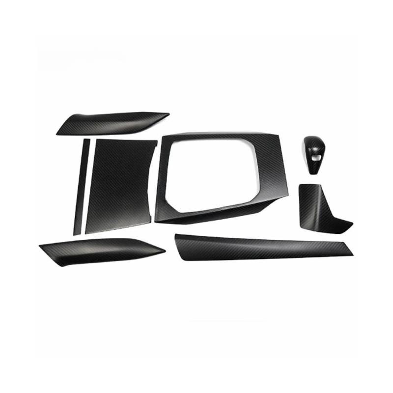 ATATKRT LHD-Carbonfaser-Innenraumverkleidung for zentrale Steuerung des Armaturenbretts, Schaltknauf, kompatibel mit BMW 3er- und 4er-Serie G20 G21 G22 G23 G26 ab 2020(Forged Carbon 5pcs) von ATATKRT
