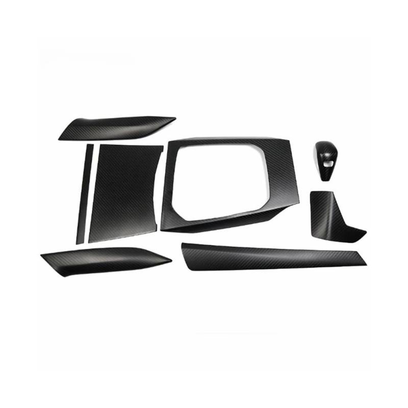 ATATKRT LHD-Carbonfaser-Innenraumverkleidung for zentrale Steuerung des Armaturenbretts, Schaltknauf, kompatibel mit BMW 3er- und 4er-Serie G20 G21 G22 G23 G26 ab 2020(Matte Carbon Fiber) von ATATKRT