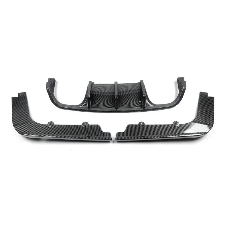 ATATKRT Magickit Auto-Styling Carbon Fiber Heckspoilerlippe Diffusor Kompatibel for BMW E92 Coupé E93 Cabrio M3 2008-2013 Drag Reduction Diffusor(Carbon look) von ATATKRT