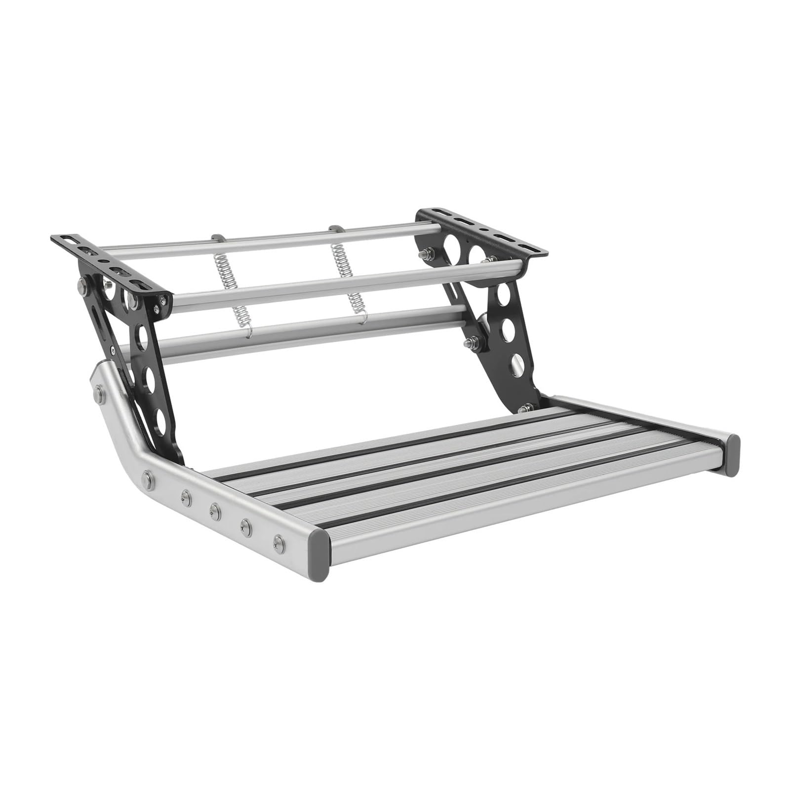 ATATKRT Manueller Pull-Out-Drop-Down-Klappschritt Wohnmobile Aluminiumlegierung RV Pedal Step Caravan Zubehör mit Licht tragbar ATATKRT Manueller Pull-Out-Drop-Down-Klappschritt Wohnmobile Aluminiumlegierung RV Pedal Step Caravan Zubehör mit Licht tragbar von ATATKRT