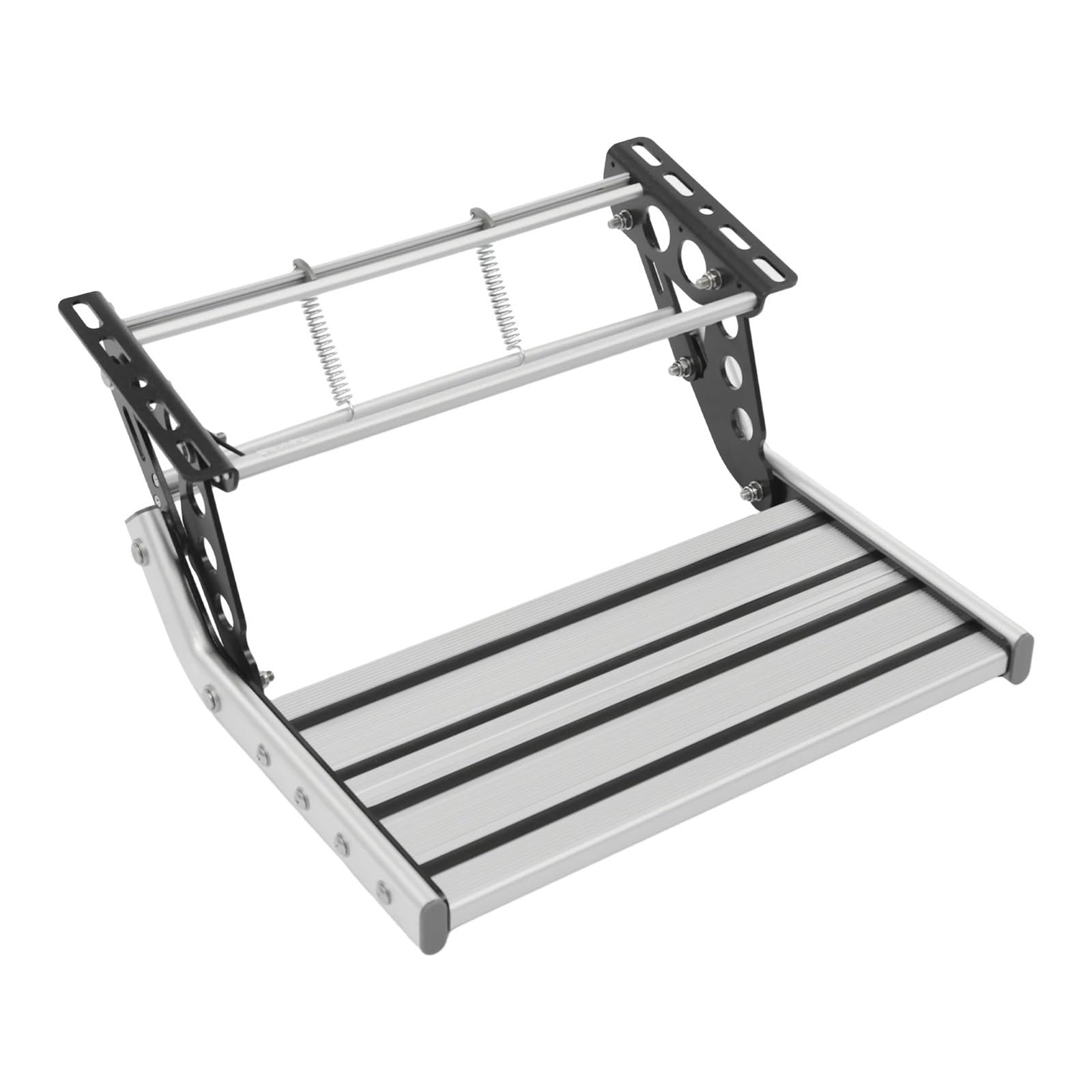 ATATKRT Manueller Pull-Out-Drop-Down-Klappschritt Wohnmobile Aluminiumlegierung RV Pedal Step Caravan Zubehör mit Licht tragbar ATATKRT Manueller Pull-Out-Drop-Down-Klappschritt Wohnmobile Aluminiumlegierung RV Pedal Step Caravan Zubehör mit Licht tragbar von ATATKRT