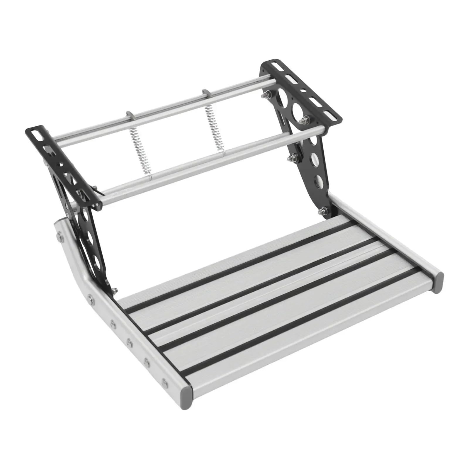 ATATKRT Manueller Pull-Out-Drop-Down-Klappschritt Wohnmobile Aluminiumlegierung RV Pedal Step Caravan Zubehör mit Licht tragbar ATATKRT Manueller Pull-Out-Drop-Down-Klappschritt Wohnmobile Aluminiumlegierung RV Pedal Step Caravan Zubehör mit Licht tragbar von ATATKRT