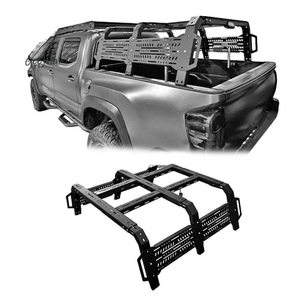 ATATKRT Pickup Offroad-Zubehör Bettgestell Dachgepäckträger Kompatibel for Jeep Wrangler Kompatibel for Ford F150 Kompatibel for Toyota Tacoma Dachgepäckträger ATATKRT Pickup Offroad-Zubehör Bettgestell Dachgepäckträger Kompatibel for Jeep Wrangler Kompatibel for Ford F150 Kompatibel for Toyota Tacoma Dachgepäckträger von ATATKRT