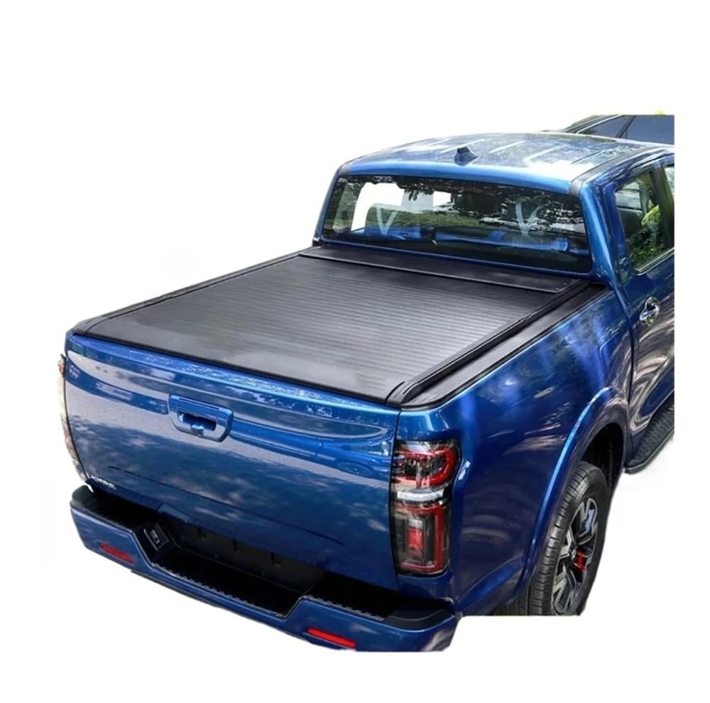 ATATKRT Pickup Truck Tonneau Bettabdeckung Heckklappe Verdickter Aluminium Rollvorhang Push Pull Kompatibel for Great Wall GWM POER Kingkong(Model C Manual) von ATATKRT