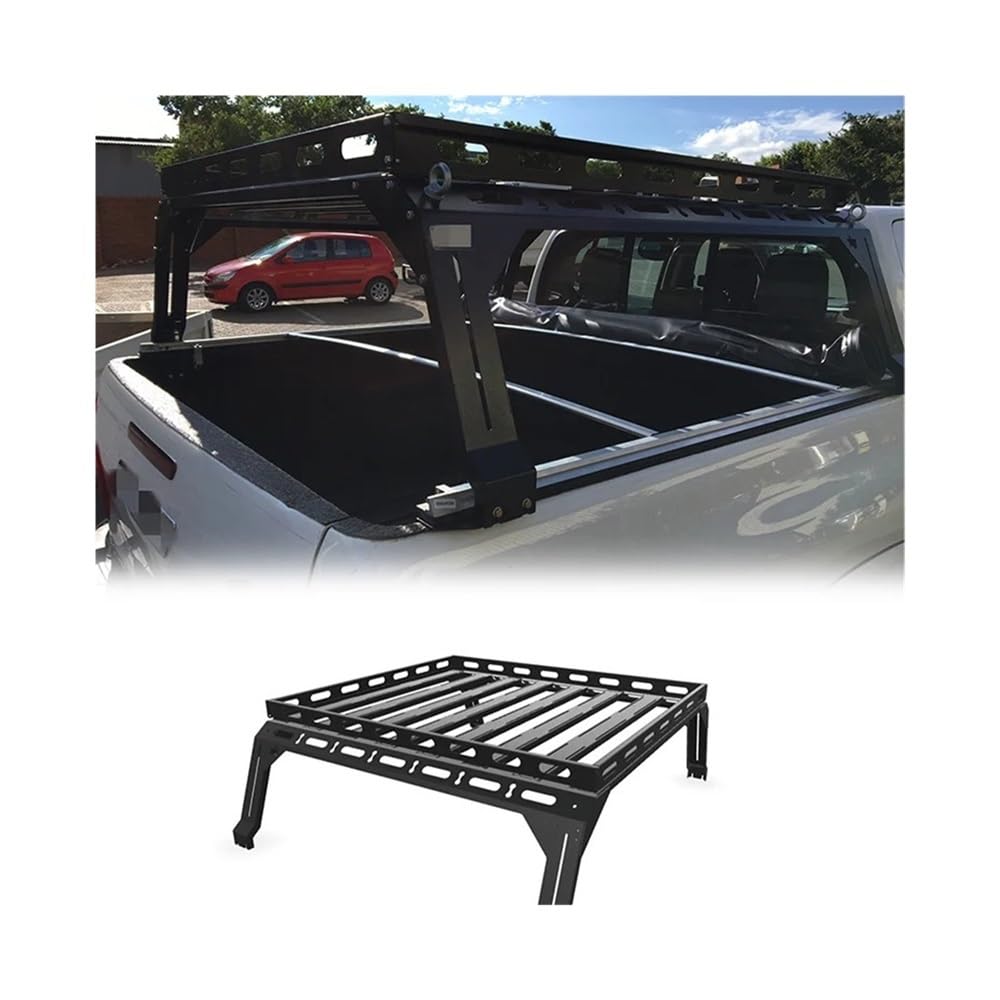 ATATKRT Pickup Universal Verstellbarer Dachgepäckträger for LKW-Ladeflächen, kompatibel mit Ranger F150, kompatibel mit Tacoma Tundra Gladiator D-Max Overland Bed Racks Cargo Carrier ATATKRT Pickup Universal Verstellbarer Dachgepäckträger for LKW-Ladeflächen, kompatibel mit Ranger F150, kompatibel mit Tacoma Tundra Gladiator D-Max Overland Bed Racks Cargo Carrier von ATATKRT