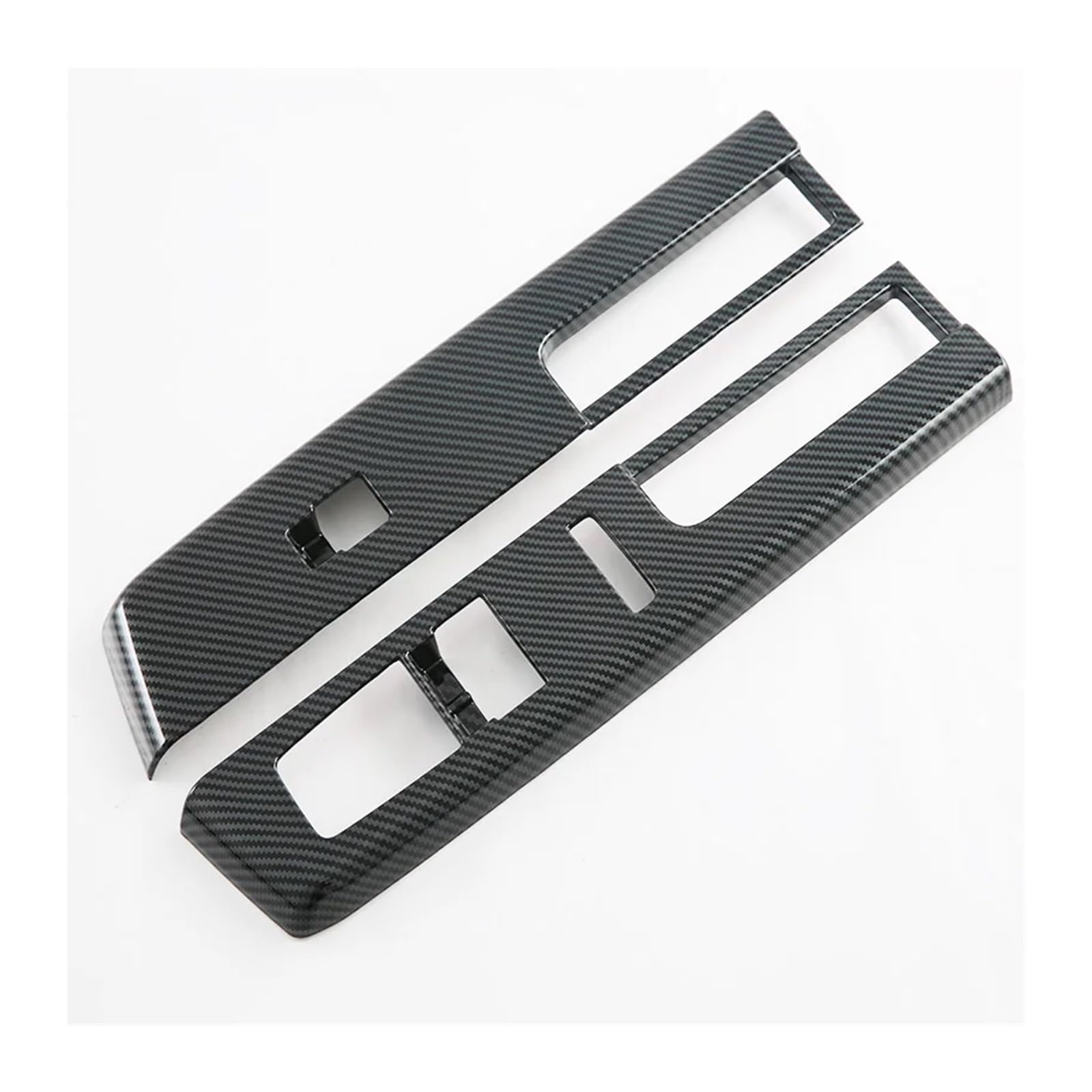 ATATKRT RHD ABS Carbon Innenzubehör Fensterschalter Schalttafelabdeckung Kompatibel for Mitsubishi Triton L200 2023 2024(4door Window Switch) von ATATKRT