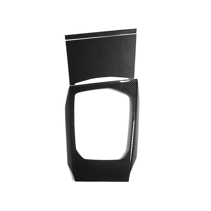 ATATKRT RHD Carbon Autoinnenraum Zentralsteuerung Armaturenbrett Schaltknauf Verkleidung Kompatibel for BMW 3er 4er G20 G26 2020-2022 Kompatibel for BMW i40(Central 3pcs) von ATATKRT