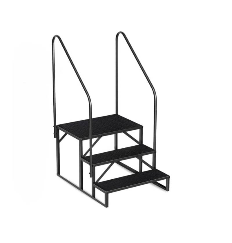 ATATKRT Robuste Poolleiter mit Handlauf – Tragkraft 300 kg, for Wohnmobile und Whirlpools, for leicht zugängliche, tragbare Stufen von ATATKRT