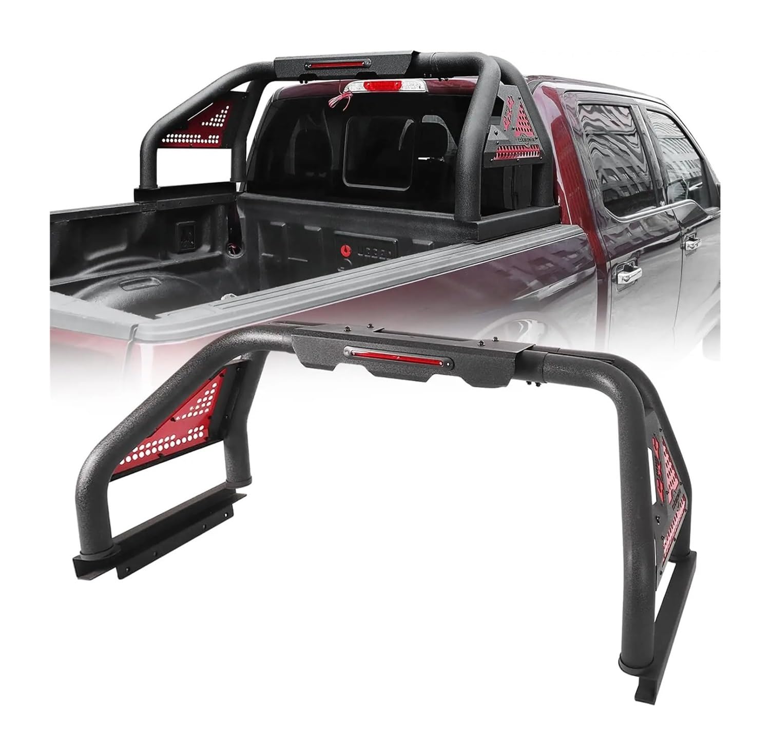 ATATKRT Roll Sport Bar, Verstellbarer Dachträger, Bettstange for F-150/Truck/Silverado/kompatibel mit Ram, einfache Installation, langlebiges Zubehör for die Rückabdeckung des Trucks ATATKRT Roll Sport Bar, Verstellbarer Dachträger, Bettstange for F-150/Truck/Silverado/kompatibel mit Ram, einfache Installation, langlebiges Zubehör for die Rückabdeckung des Trucks von ATATKRT