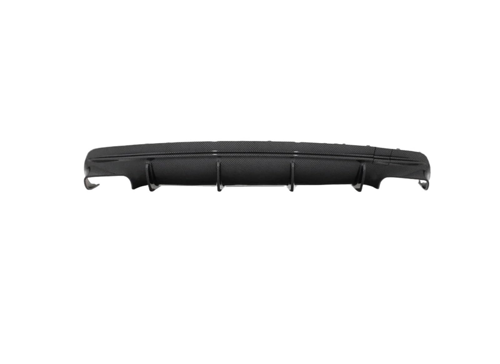 ATATKRT Schwarz glänzender Heckspoiler-Lippendiffusor im CLA45 AMG-Stil, kompatibel mit Mercedes Benz CLA-Klasse W117 13-19, Auspuffdiffusor zur Reduzierung des Luftwiderstands(Set M 16-19) von ATATKRT