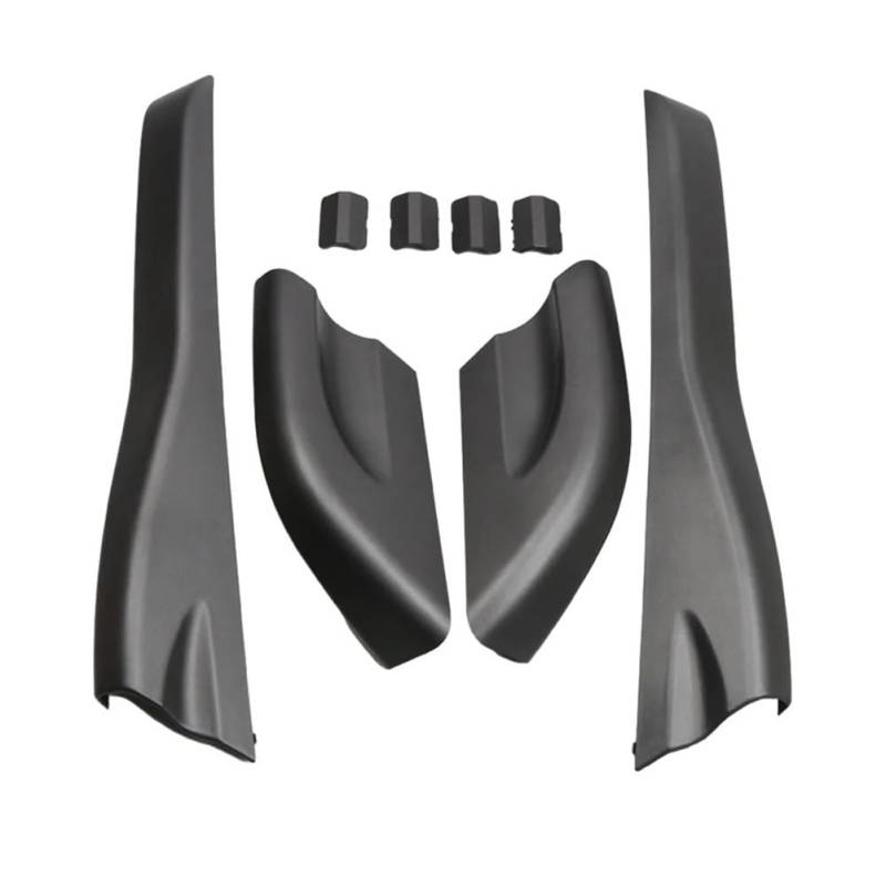 ATATKRT Schwarze Autodachträgerstangen-Endschutzabdeckung Shell Car Styling Dachträgerabdeckung Kompatibel for Hyundai Tucson 2004-2008 von ATATKRT