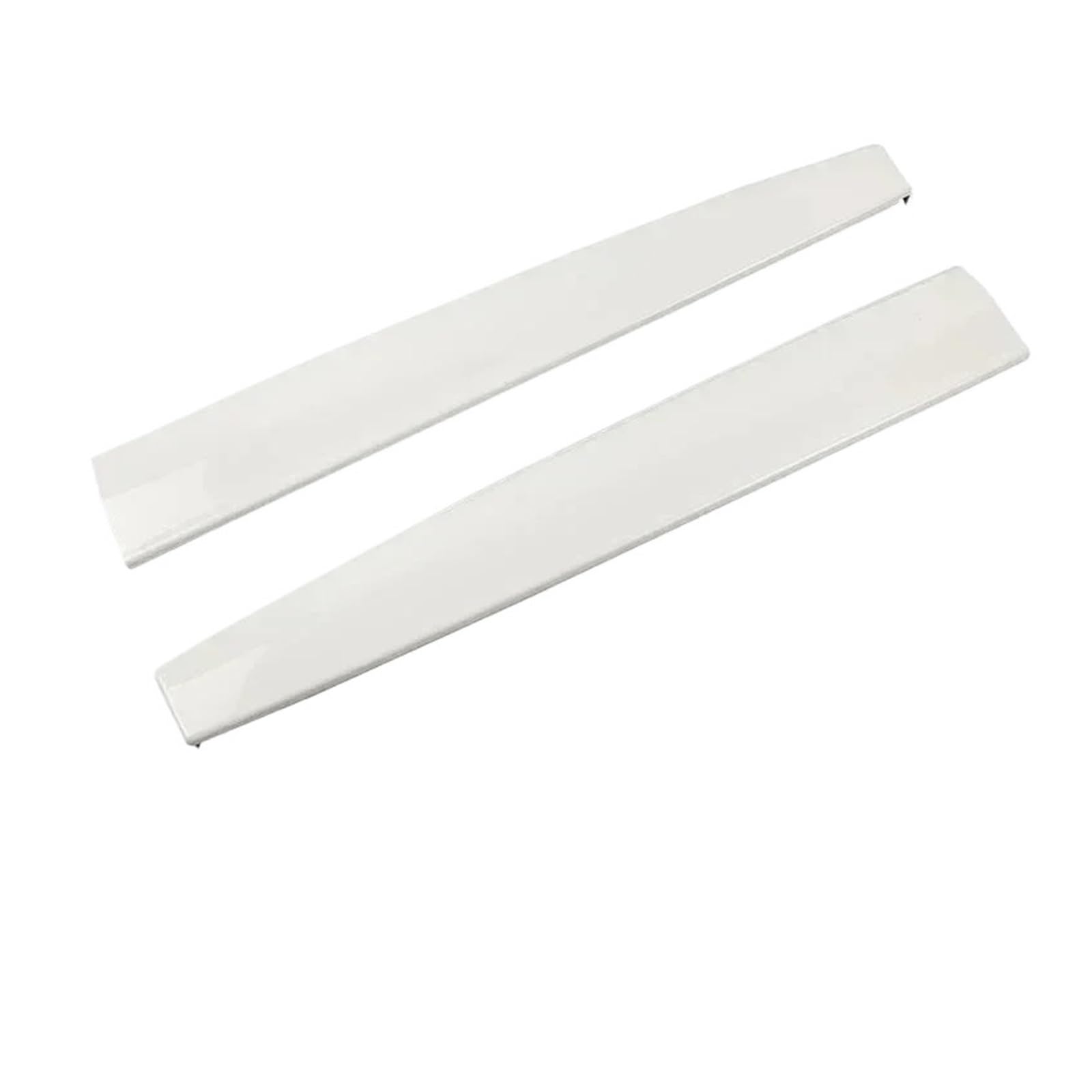ATATKRT Seitenverkleidung des Armaturenbretts for Autotüren, kompatibel mit Tesla Model 3 Y, Karbonfasermuster, vordere Innenverkleidung des Armaturenbretts, zentrale Bedienleiste(Glossy White 2PCS) von ATATKRT