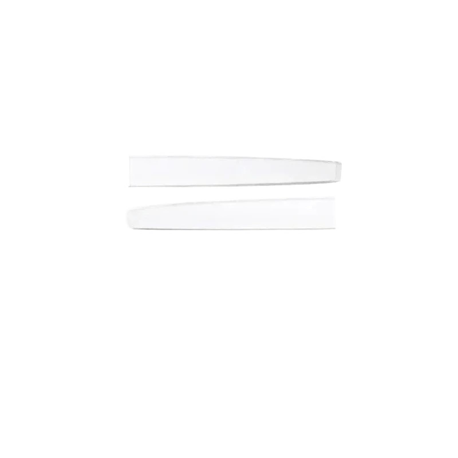 ATATKRT Seitenverkleidung des Armaturenbretts for Autotüren, kompatibel mit Tesla Model 3 Y, Karbonfasermuster, vordere Innenverkleidung des Armaturenbretts, zentrale Bedienleiste(Matte White 2PCS) von ATATKRT