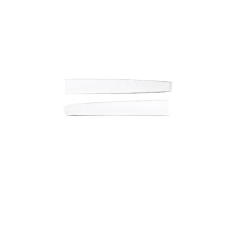 ATATKRT Seitenverkleidung des Armaturenbretts for Autotüren, kompatibel mit Tesla Model 3 Y, Karbonfasermuster, vordere Innenverkleidung des Armaturenbretts, zentrale Bedienleiste(Matte White 2PCS) von ATATKRT