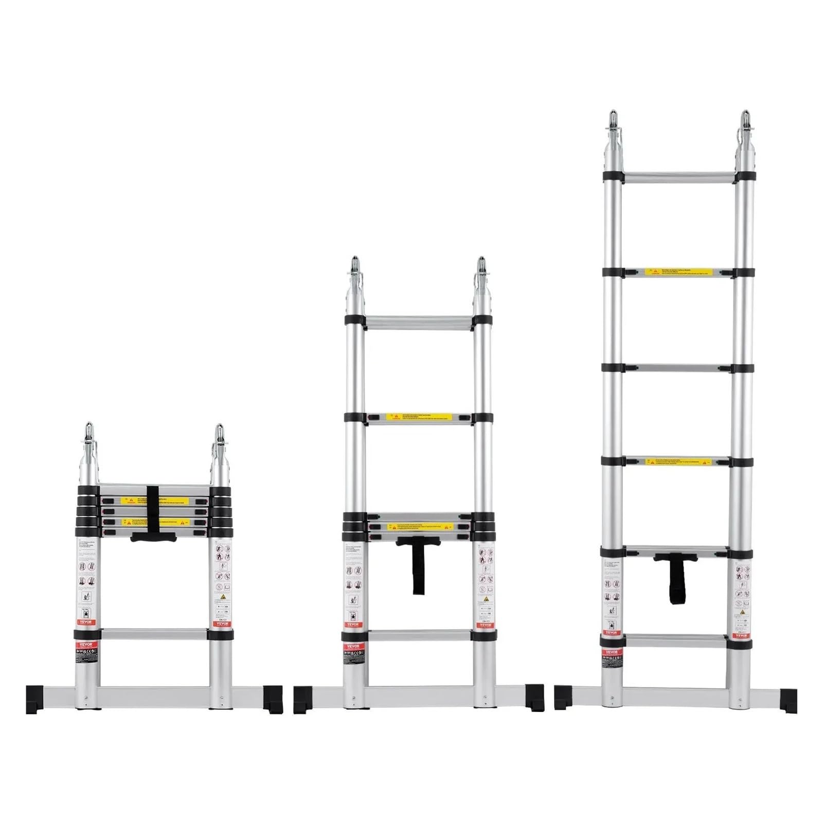 ATATKRT Teleskop-Ausziehleiter, 3,8 m, A-Form, mit Stabilisatorstange for tragbare, rutschfeste Treppen im Wohnmobil, höhenverstellbares Wohnmobilzubehör ATATKRT Teleskop-Ausziehleiter, 3,8 m, A-Form, mit Stabilisatorstange for tragbare, rutschfeste Treppen im Wohnmobil, höhenverstellbares Wohnmobilzubehör von ATATKRT