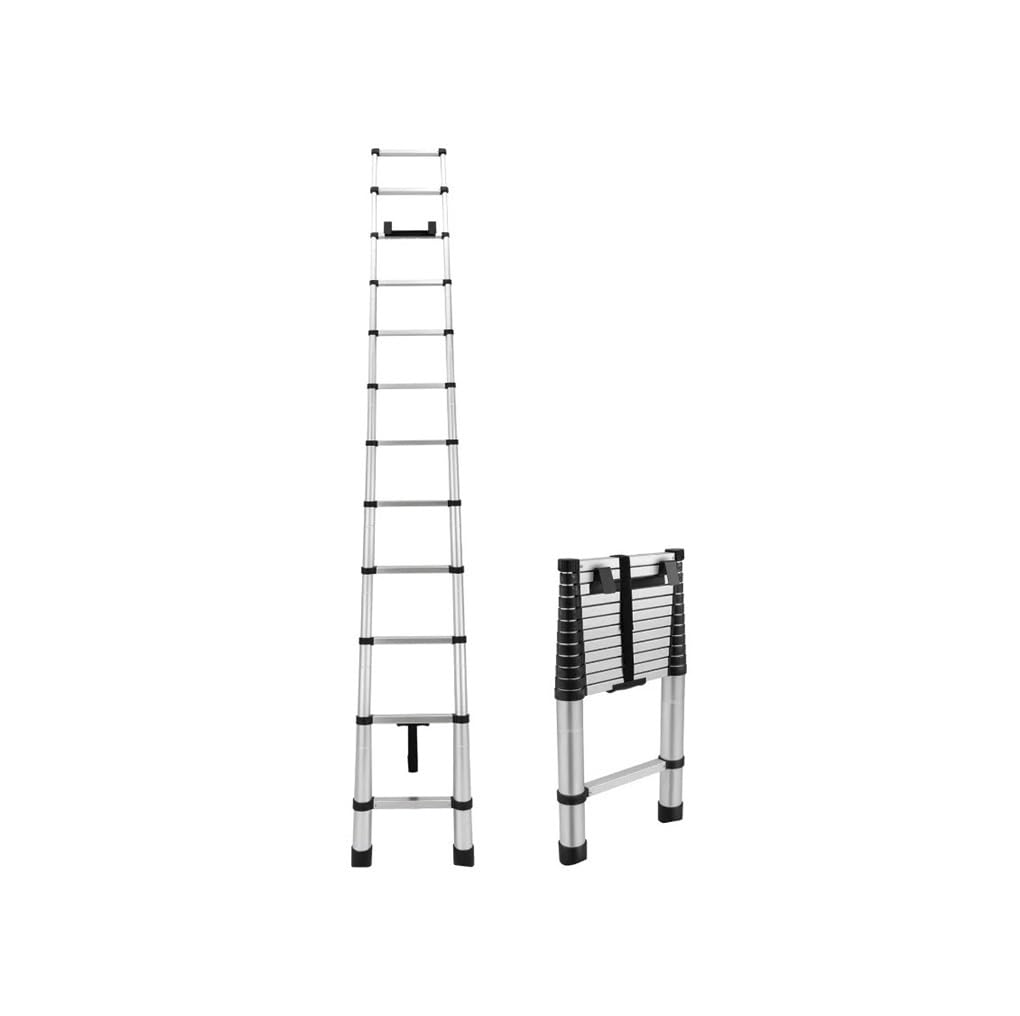 ATATKRT Teleskopleiter for Wohnmobile, 3,8 m, kompatibel mit Lippert On-The-Go-Vorbereitungseinheiten, rutschfeste, tragbare Treppe, höhenverstellbar, robust for den Außenbereich ATATKRT Teleskopleiter for Wohnmobile, 3,8 m, kompatibel mit Lippert On-The-Go-Vorbereitungseinheiten, rutschfeste, tragbare Treppe, höhenverstellbar, robust for den Außenbereich von ATATKRT